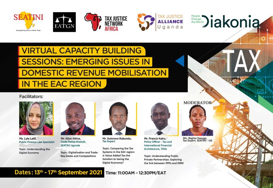 CONCEPTNOTE FOR THE VIRTUAL CAPACITY BUILDING SESSIONS ON EMERGING ISSUES IN DOMESTIC  REVENUE MOBILISATION IN THE EAC REGION