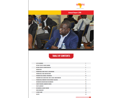 SEATINI ANNUAL REPORT 2016