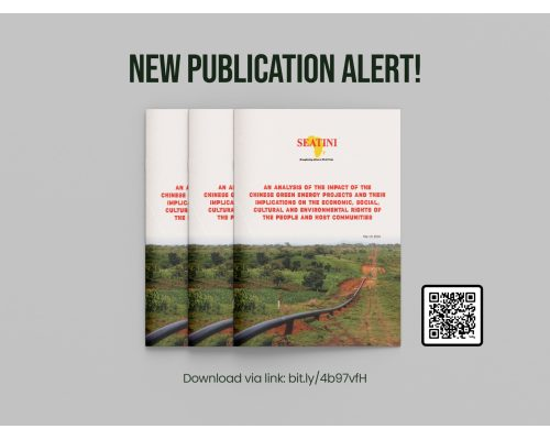 An Analysis of the Impact of the Chinese Green Energy Projects and their Implications on the Economic, Social, Cultural and Environmental Rights of the People and Host Communities