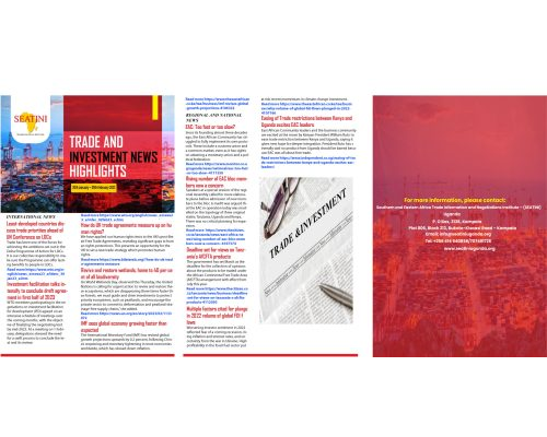 Trade and Investment News Highlights│30th January- 5th February 2023