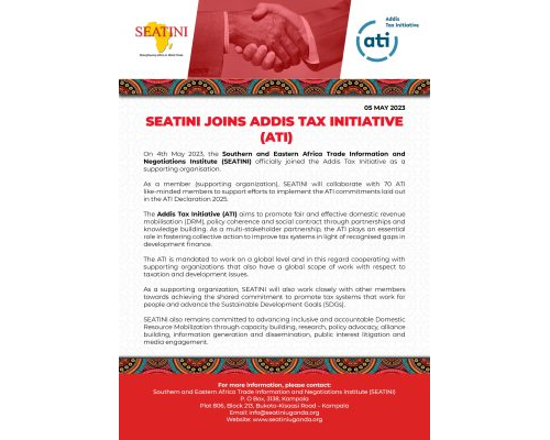 SEATINI Joins Addis Tax Initiative (ATI)