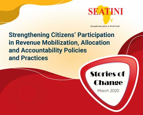 Stories of  Change Booklet – Strengthening Citizens Participation in Revenue Mobilisation, Allocation and Accountability Policies and Practices