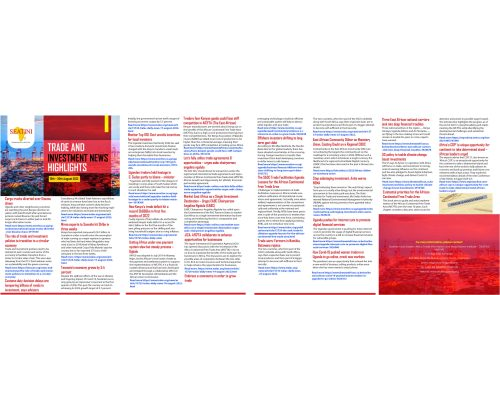 TRADE AND INVESTMENT NEWS HIGHLIGHTS 15TH – 30TH AUGUST 2022