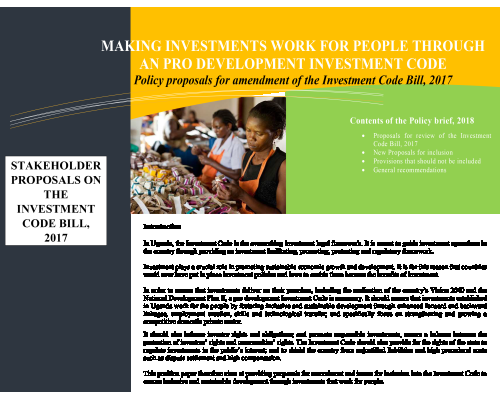 Position Paper_Policy Brief to inform the Investment Code Amendment