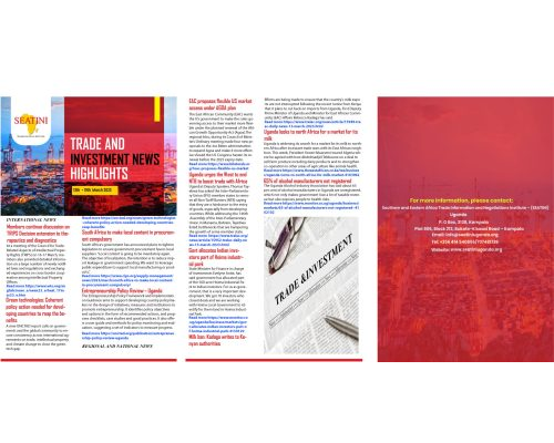 Trade and Investment News Highlights | 13th -19th March 2023