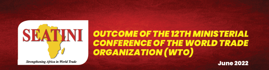 Outcomes Of The 12th Ministerial Conference of The World Trade Organisation (WTO)