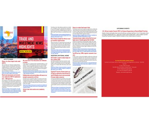 TRADE AND INVESTMENT NEWS HIGHLIGHTS | 28th November – 4th December 2022