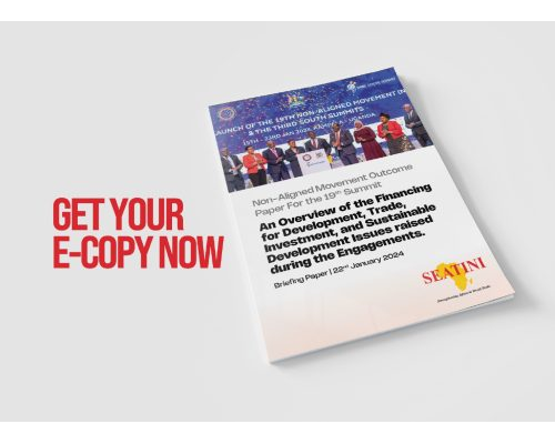 Briefing Paper on the Non-Aligned Movement Outcome Paper For the 19th Summit: An Overview of the Financing for Development, Trade, Investment, and Sustainable Development Issues raised during the Engagements.