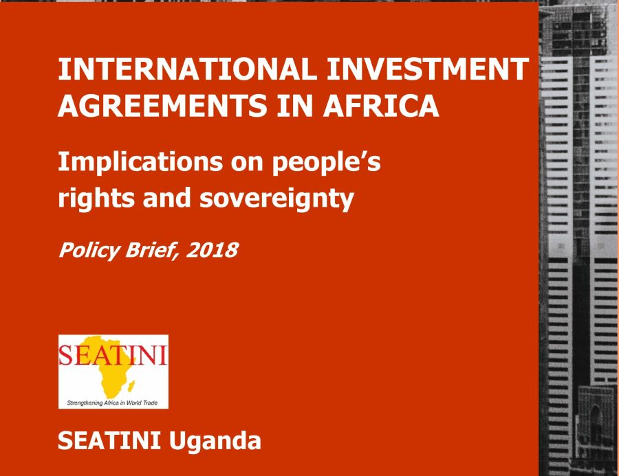 International Investment Agreements in Africa: Implications on People's Rights and Sovereignty