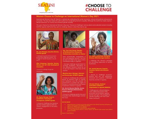 Women Choose to Challenge on International Women’s Day 2021