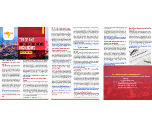 Trade and Investment News Highlights | 7th – 13th May 2023