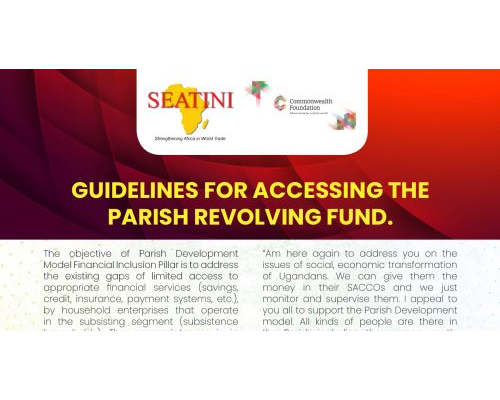 GUIDELINES FOR ACCESSING THE PARISH REVOLVING FUND